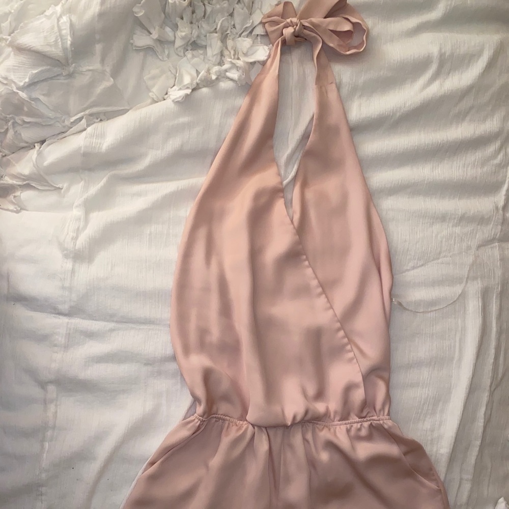 Halter Ballerina Pink Romper